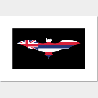 Hawaiian Bat Flag Posters and Art